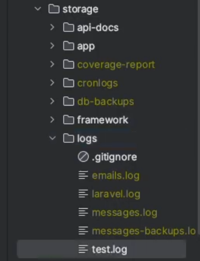 Log usage